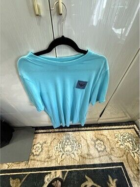 Men's Emporio Armani Blue T Shirt Size Large